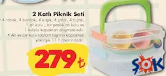 2 KATLI PİKNİK SETİ